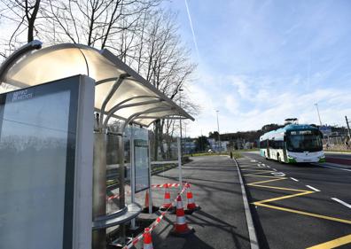 Imagen secundaria 1 - Así ha quedado la zona de Añorga. 