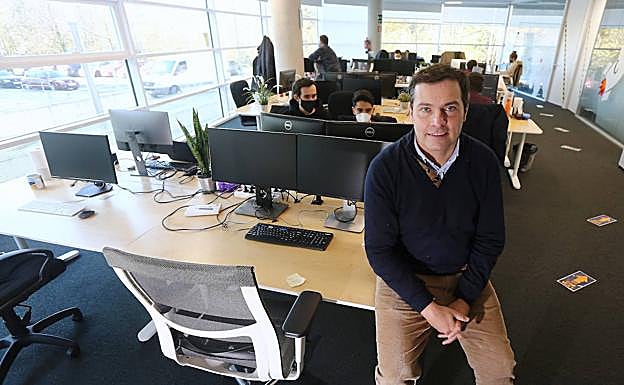 David Barroso, CEO de CounterCraft, en Miramón. 