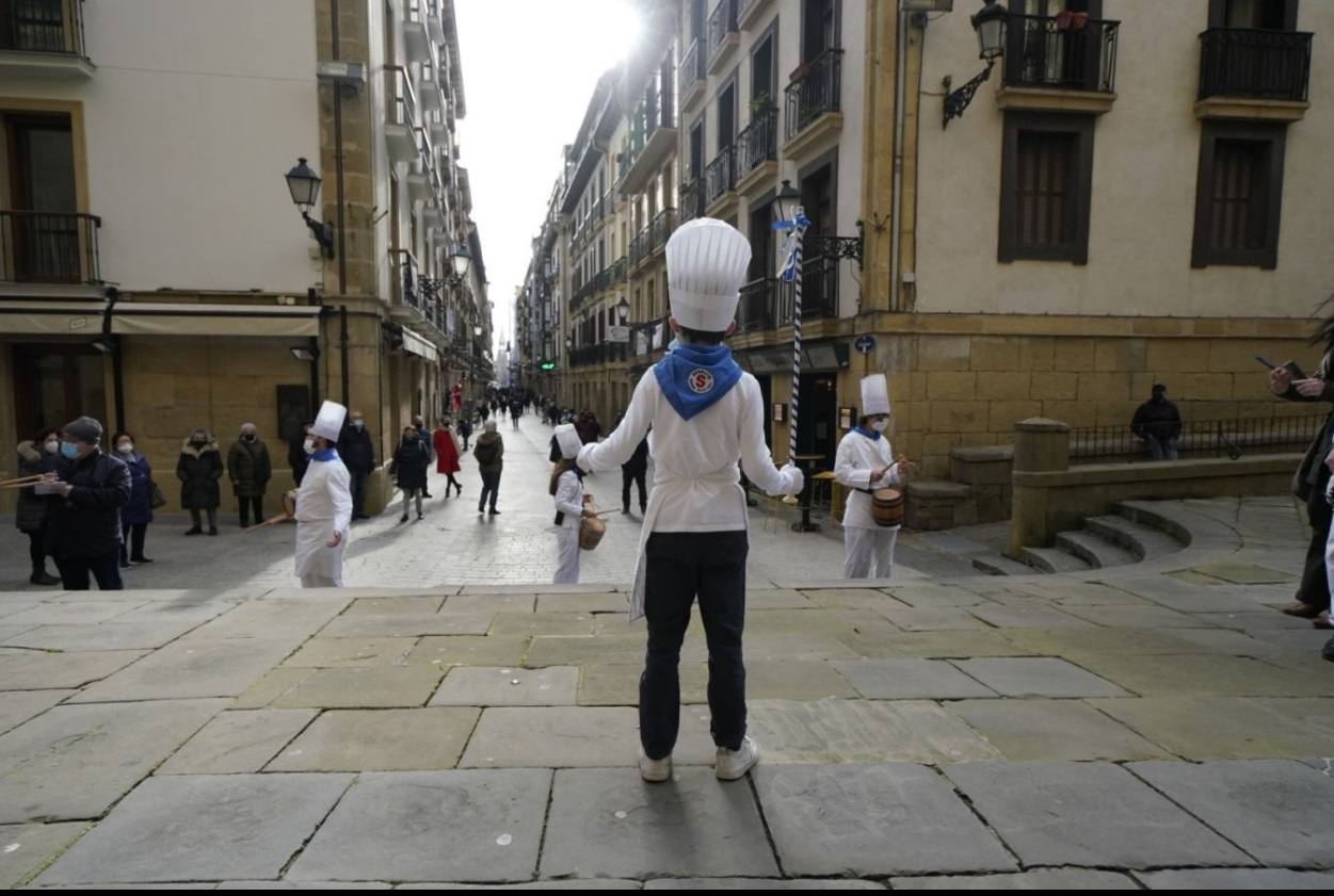 Así fue la primera Tamborrada de la pandemia