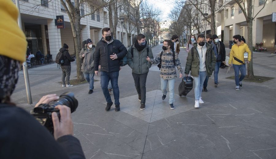 Fotos: Los alumnos de Musikene ‘rejuvenecen’ la marcha de Sarriegi