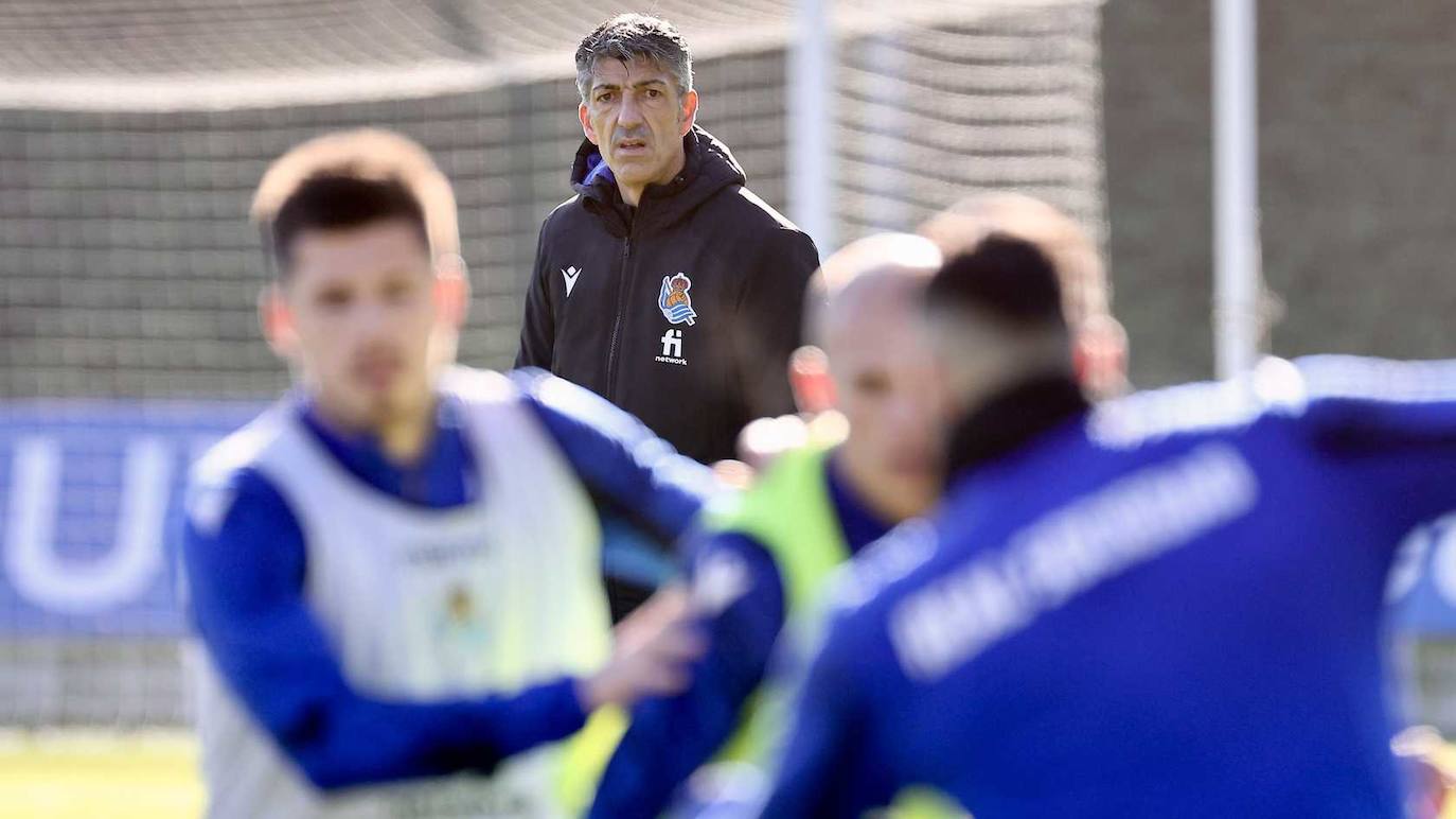 Fotos: Imágenes del entrenamiento de este viernes de la Real Sociedad