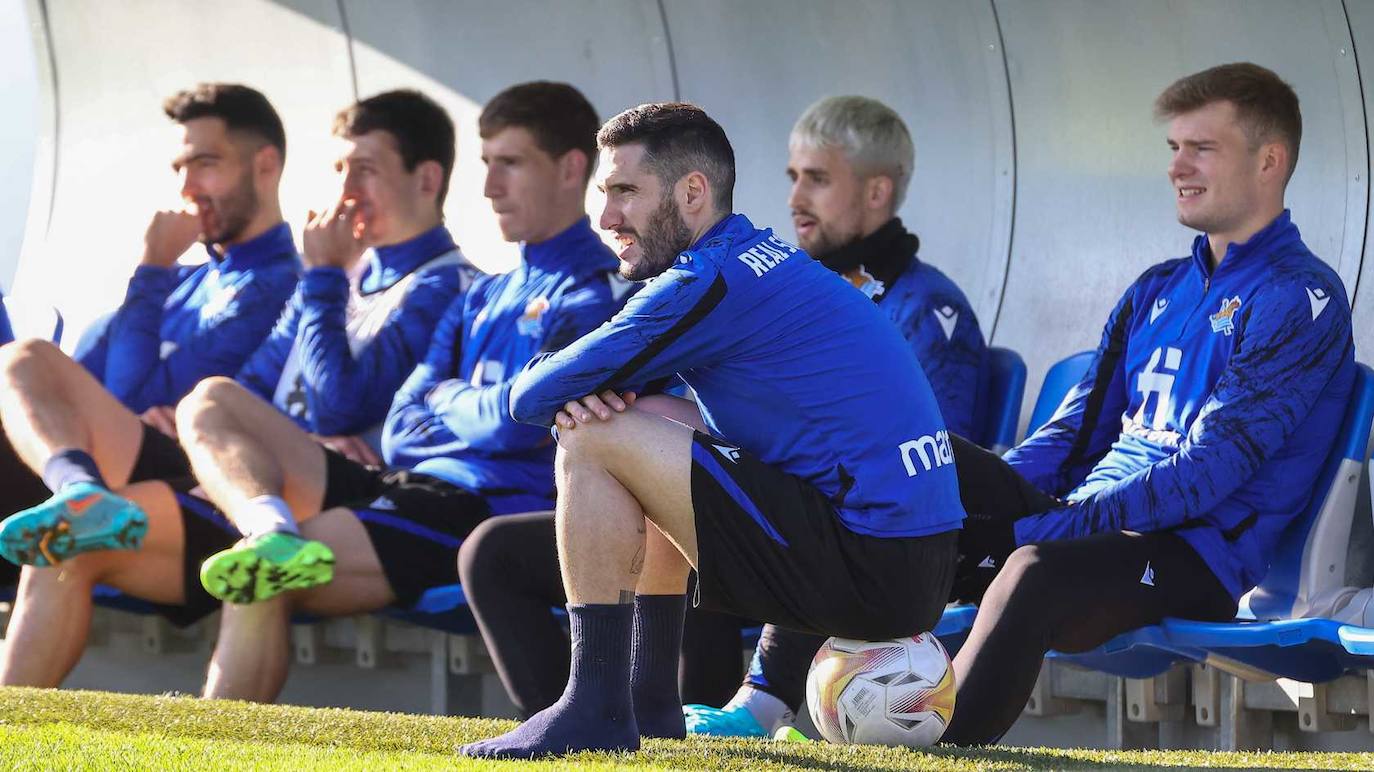 Fotos: Imágenes del entrenamiento de este viernes de la Real Sociedad