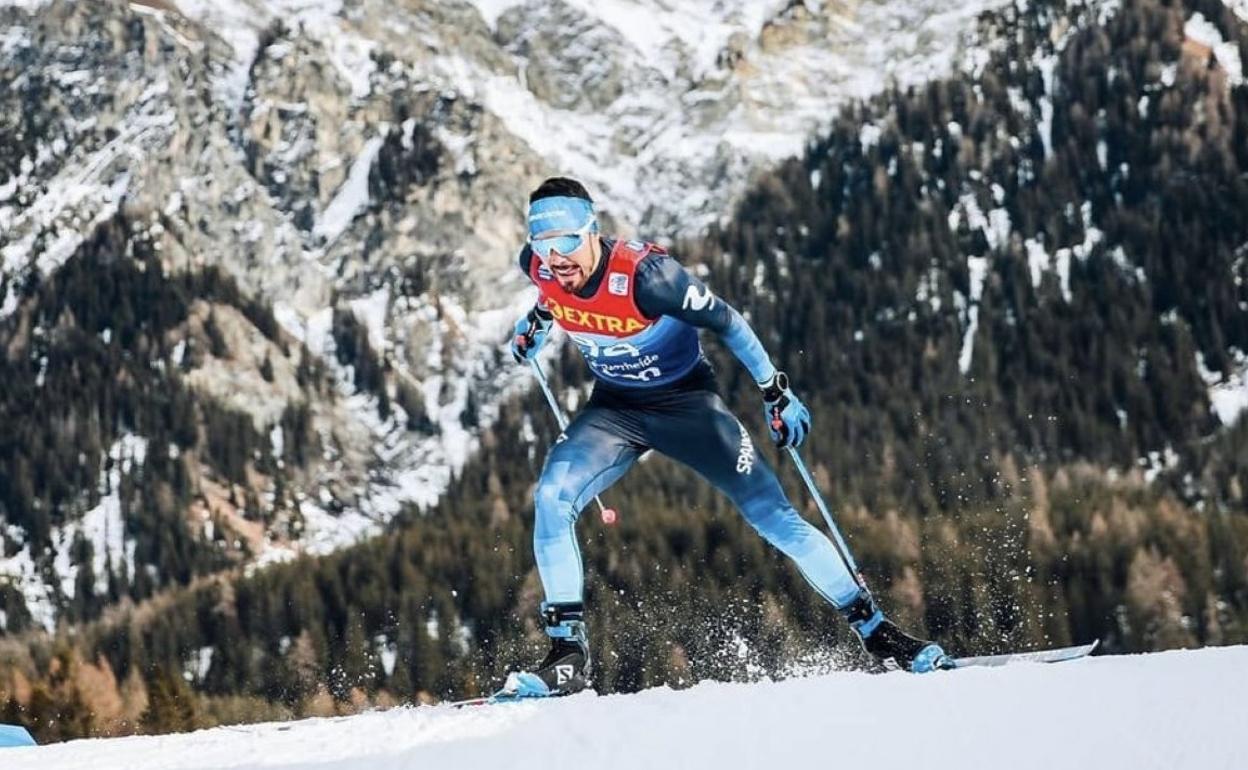 Imanol Rojo, en el transcurso de una prueba. 