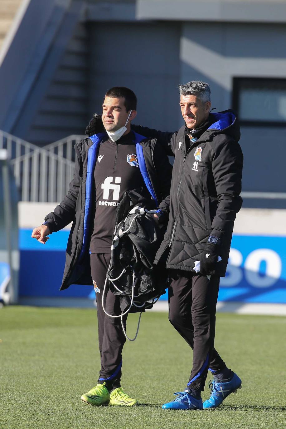 Fotos: La Real, sin Merino, Oyarzabal y Silva hoy en Zubieta