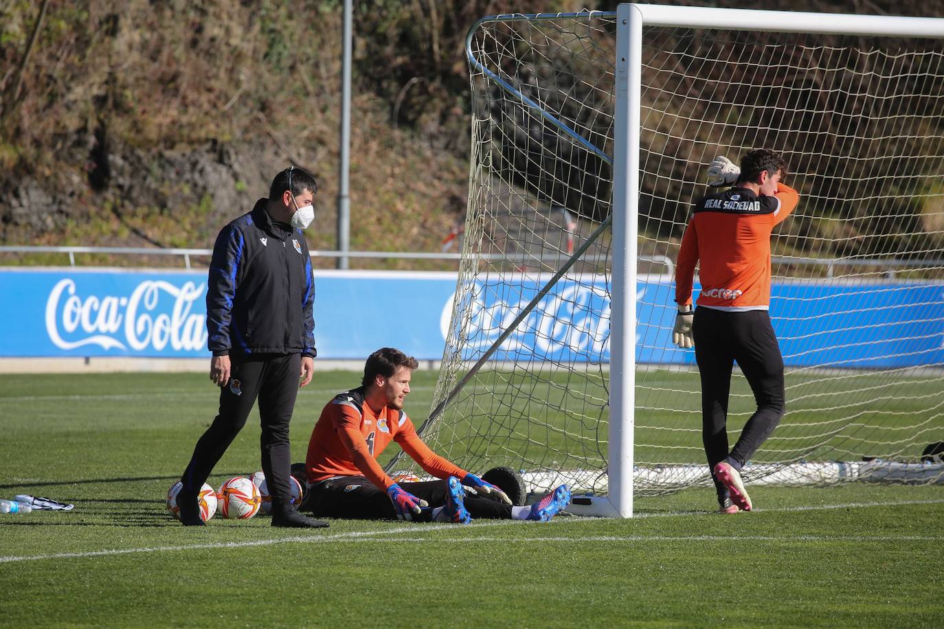 Fotos: La Real, sin Merino, Oyarzabal y Silva hoy en Zubieta