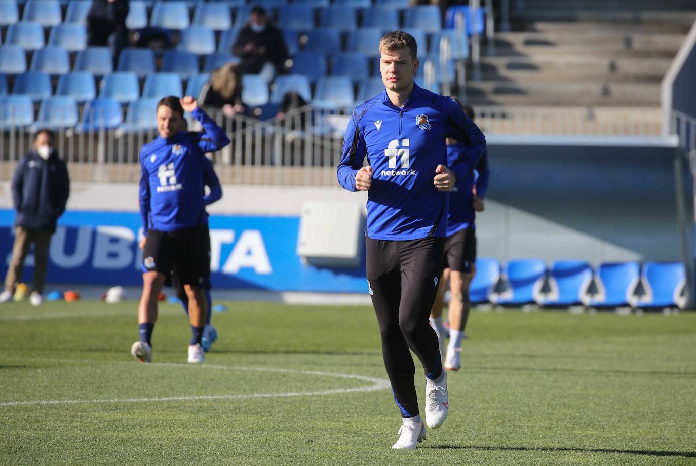 Fotos: La Real, sin Merino, Oyarzabal y Silva hoy en Zubieta