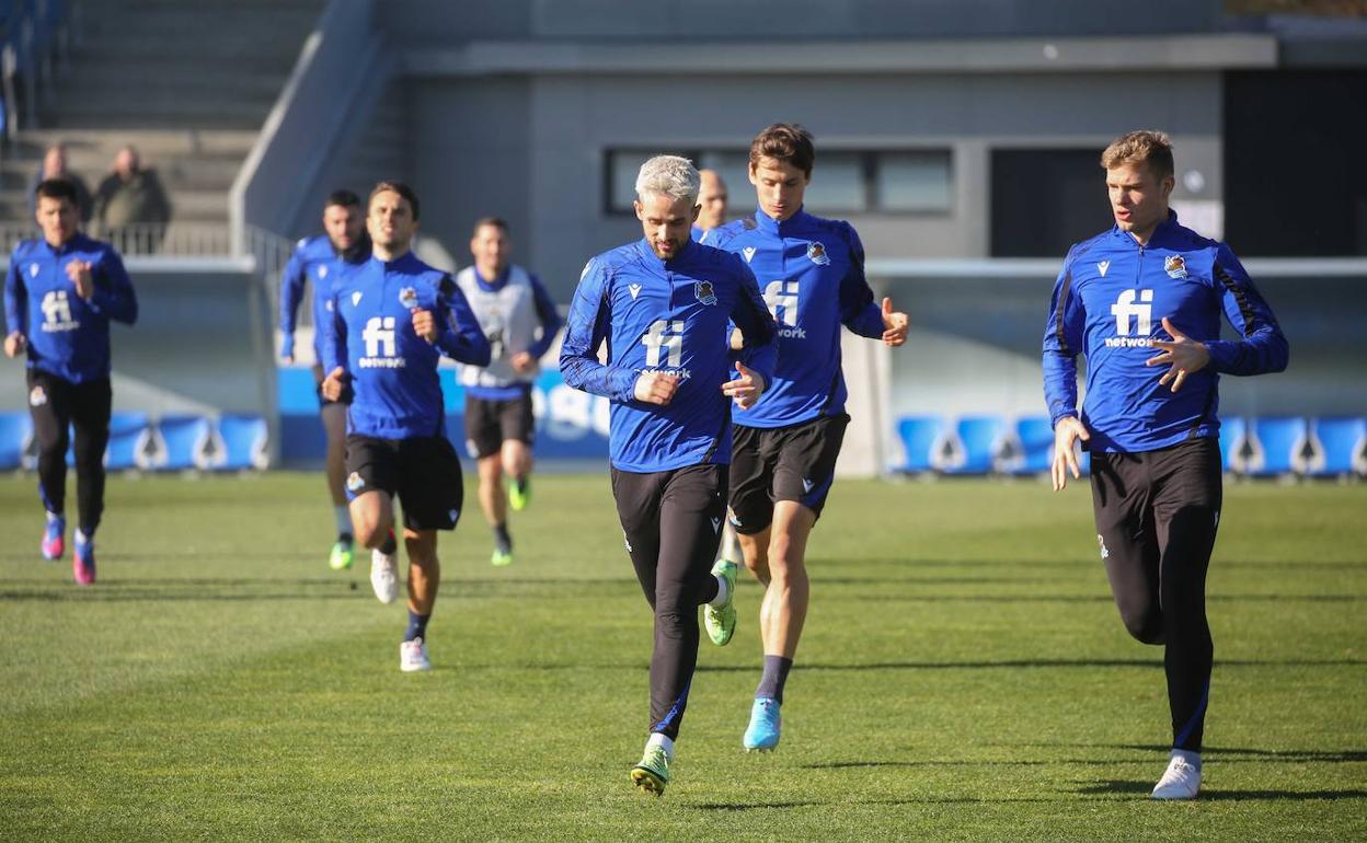La Real Sociedad, sin Merino, Oyarzabal y Silva hoy en Zubieta