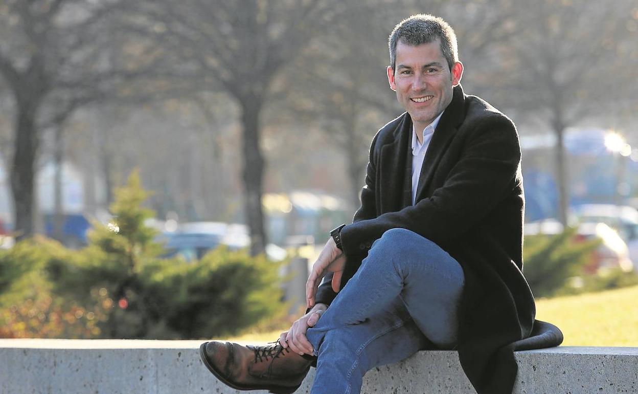 Arkaitz Rodríguez, esta semana en el barrio de Ibaeta en Donostia.