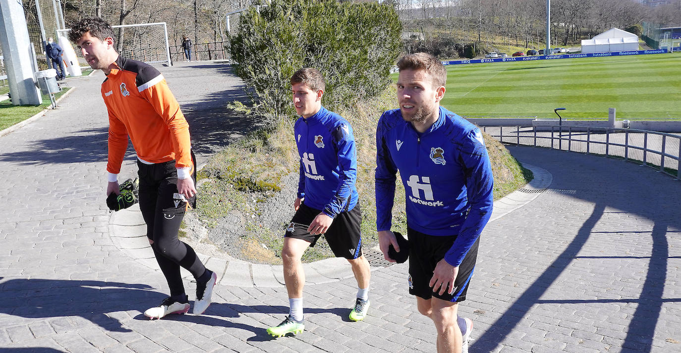 Fotos: Las mejores imágenes del entrenamiento de la Real Sociedad