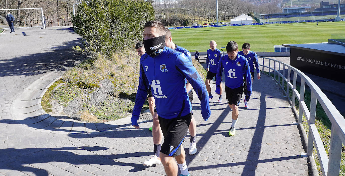 Fotos: Las mejores imágenes del entrenamiento de la Real Sociedad