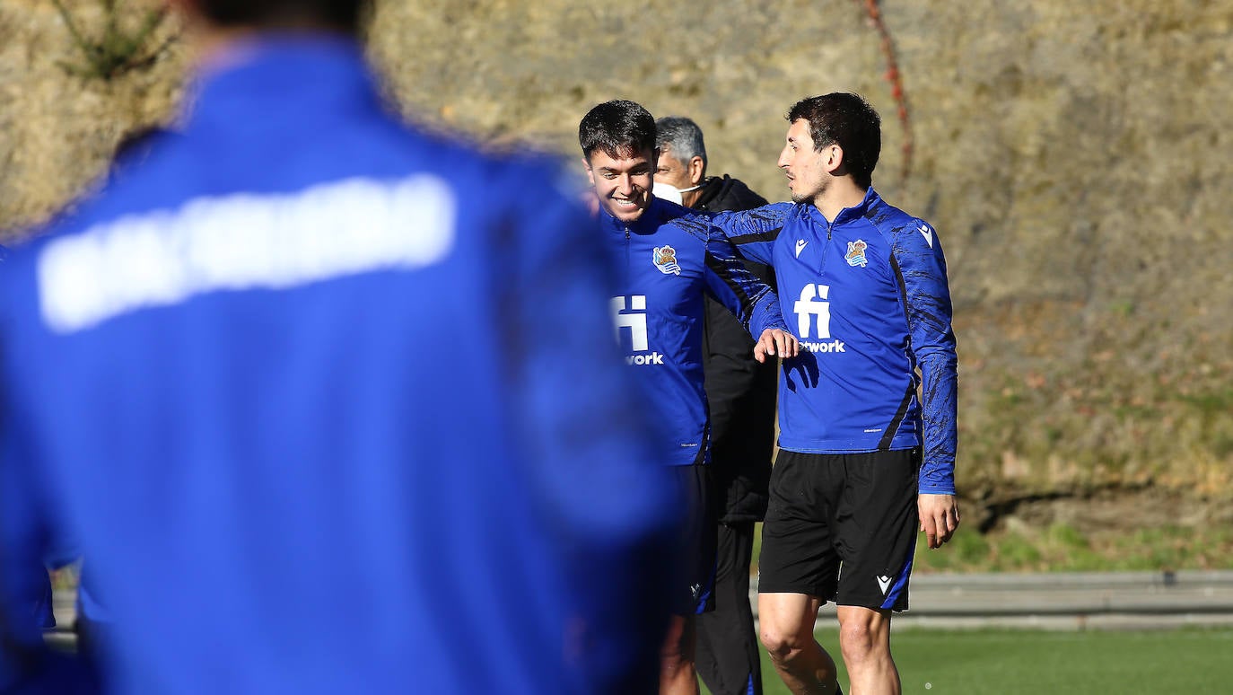 Fotos: Las mejores imágenes del entrenamiento de la Real Sociedad
