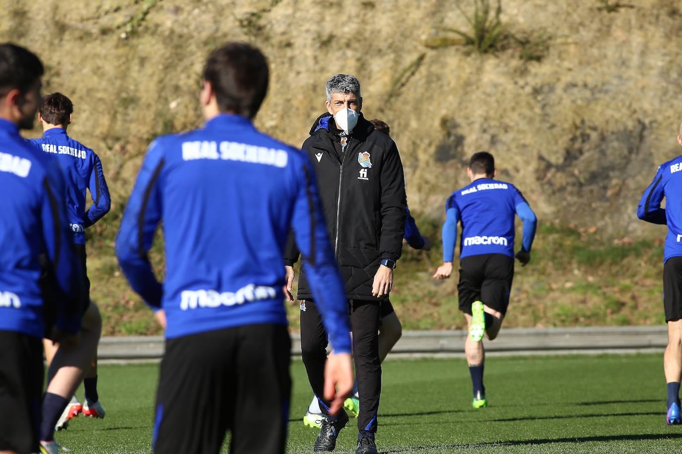 Fotos: Las mejores imágenes del entrenamiento de la Real Sociedad