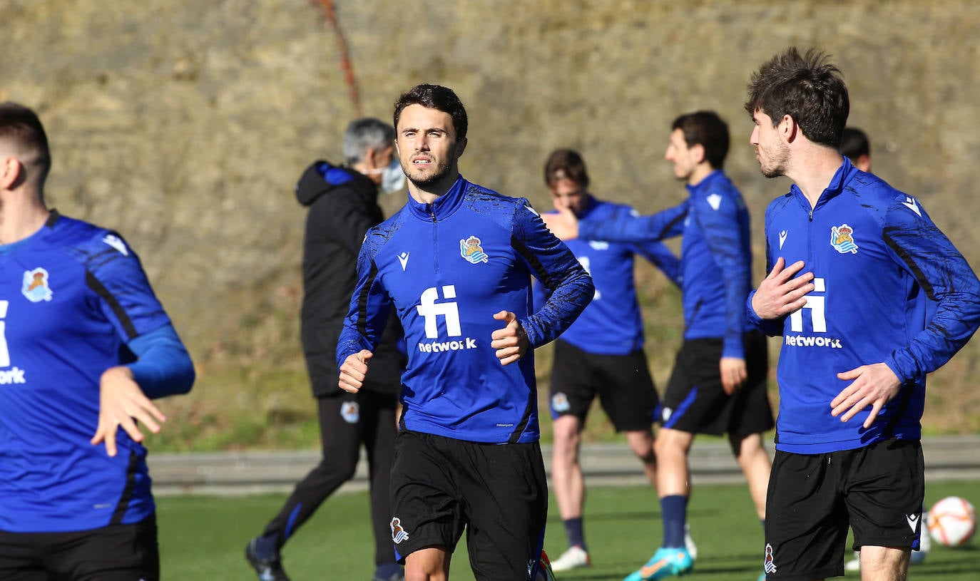 Fotos: Las mejores imágenes del entrenamiento de la Real Sociedad