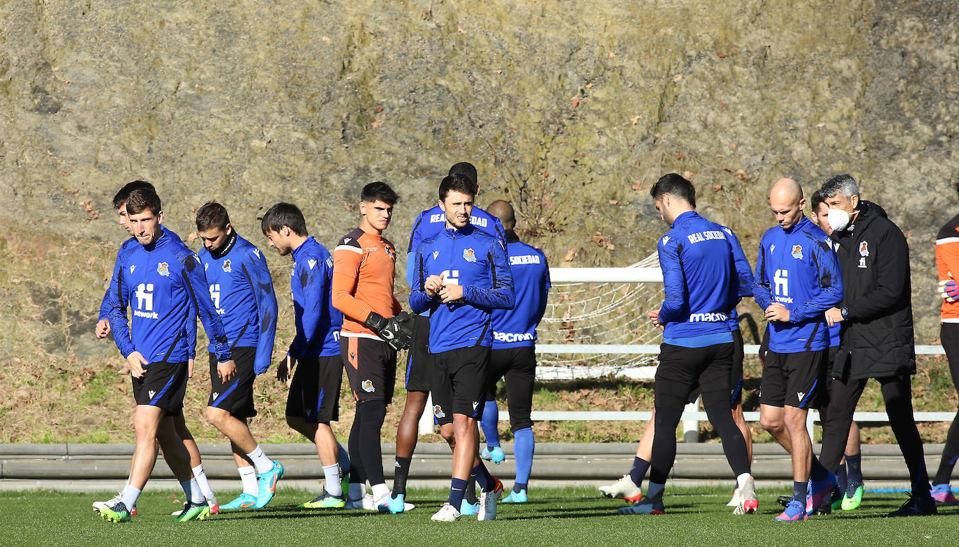 Fotos: Las mejores imágenes del entrenamiento de la Real Sociedad