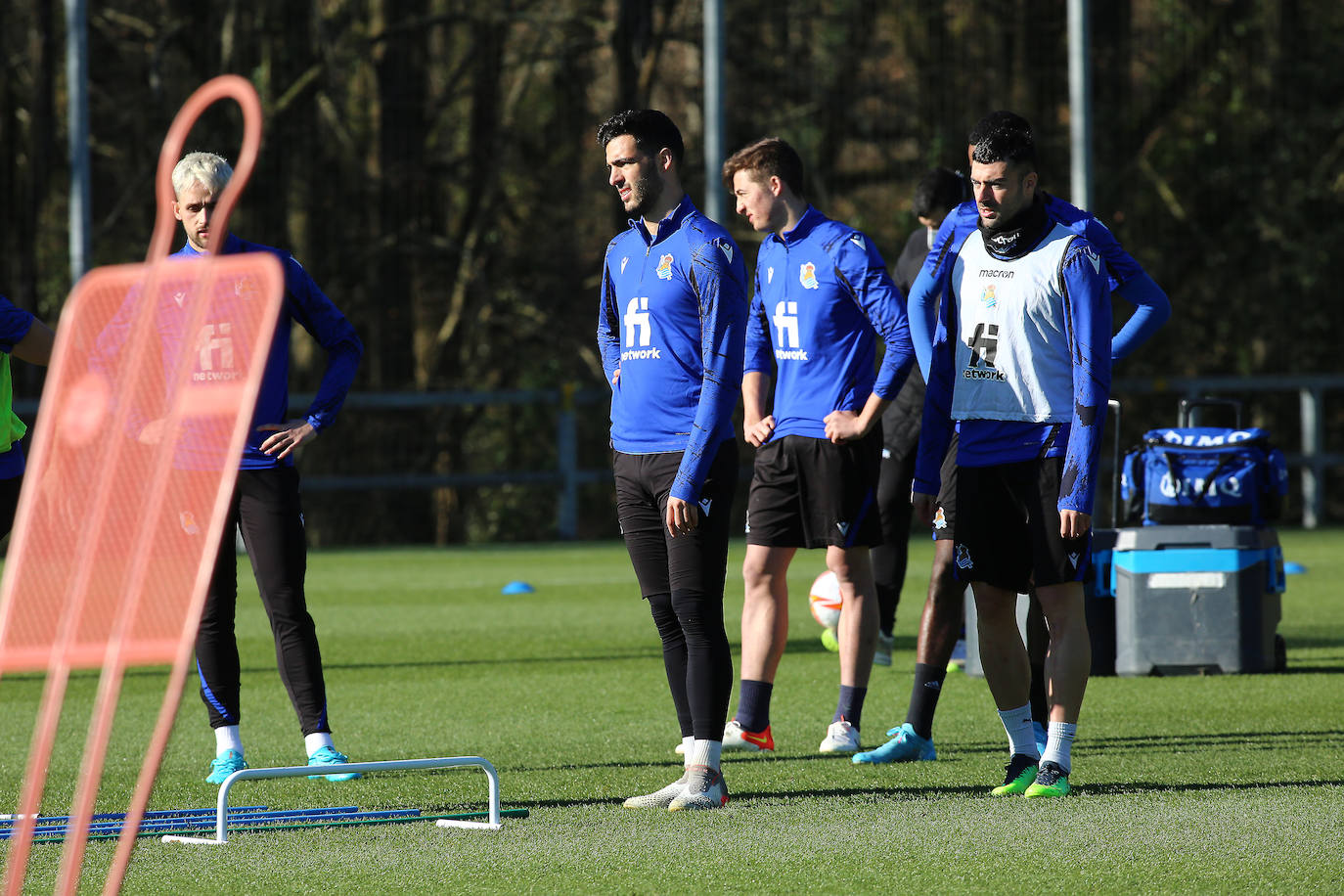 Fotos: Las mejores imágenes del entrenamiento de la Real Sociedad