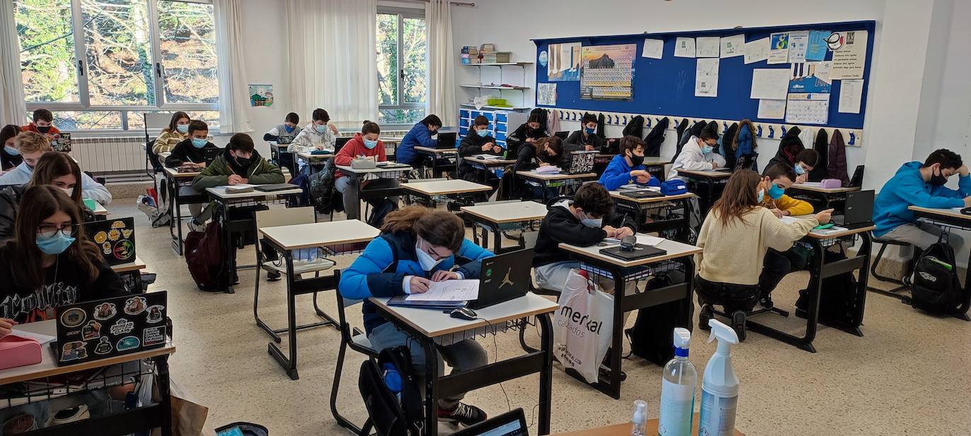Los alumnos de 2º de la ESO.