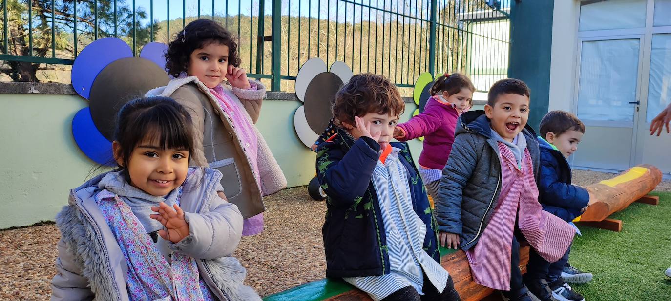 Los peques de Educación Infantil.