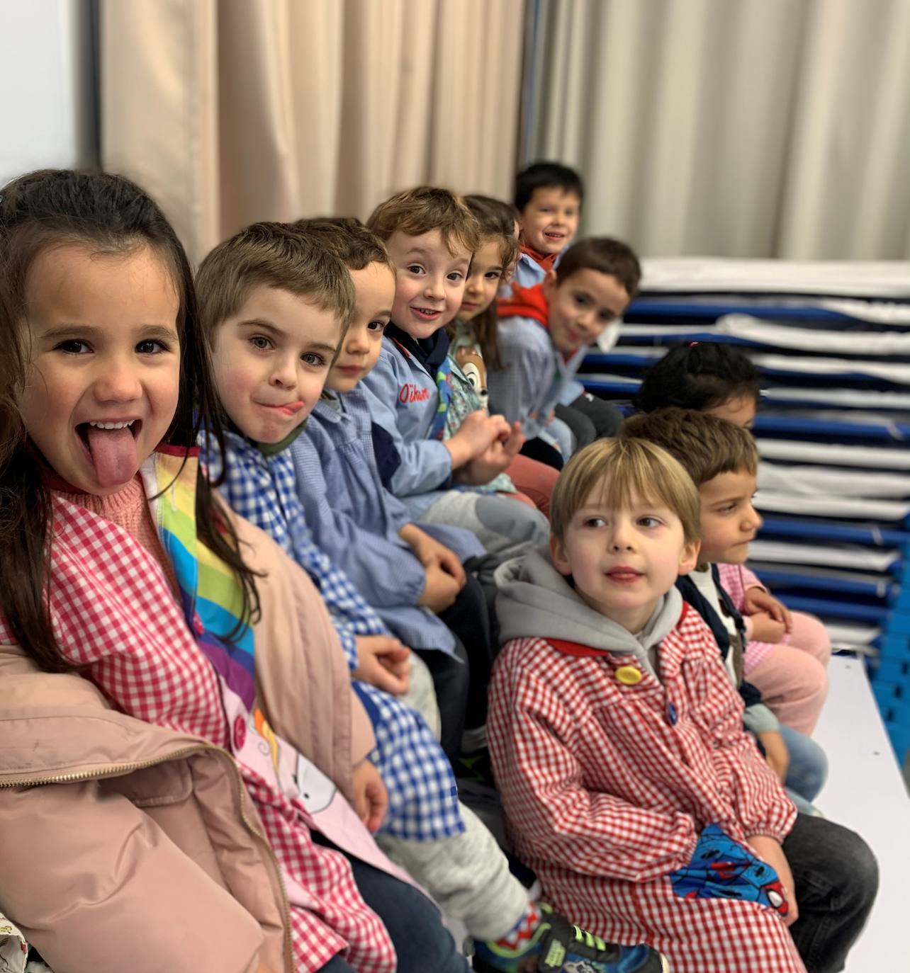 Los peques de Educación Infantil.