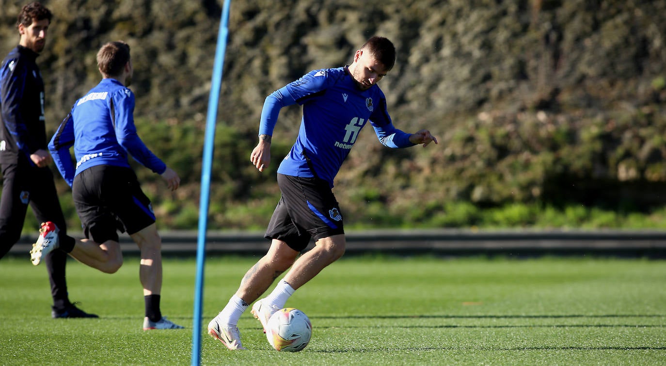 Fotos: Las imágenes del entrenamiento de la Real Sociedad
