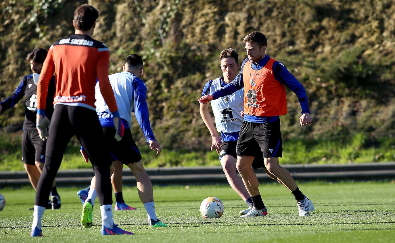 Fotos: Las imágenes del entrenamiento de la Real Sociedad