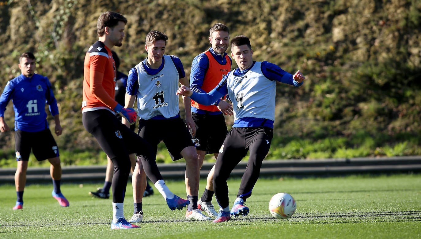 Fotos: Las imágenes del entrenamiento de la Real Sociedad