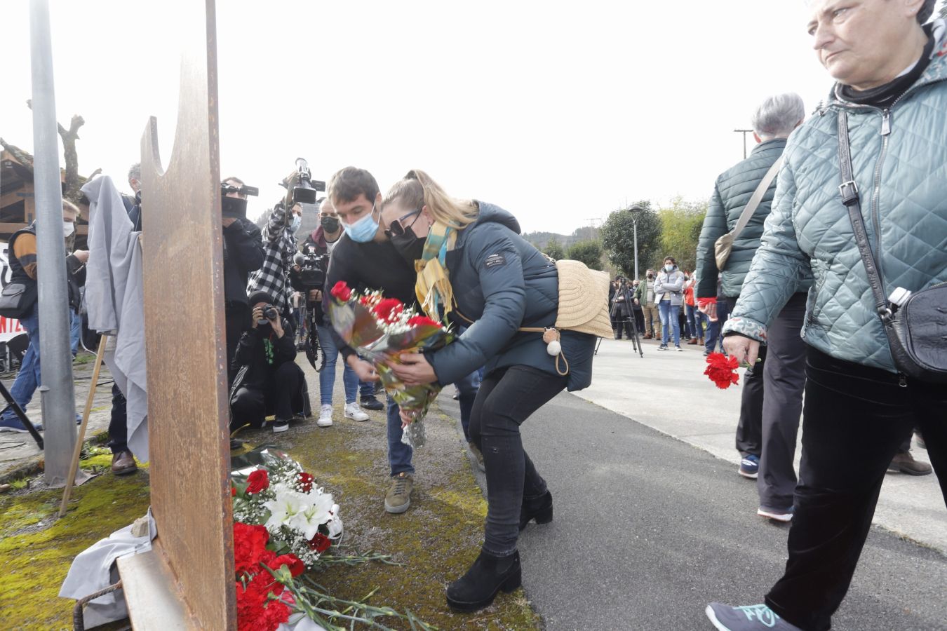 Fotos: Marcha de Ermua a Zaldibar en el segundo aniversario de la tragedia del vertedero