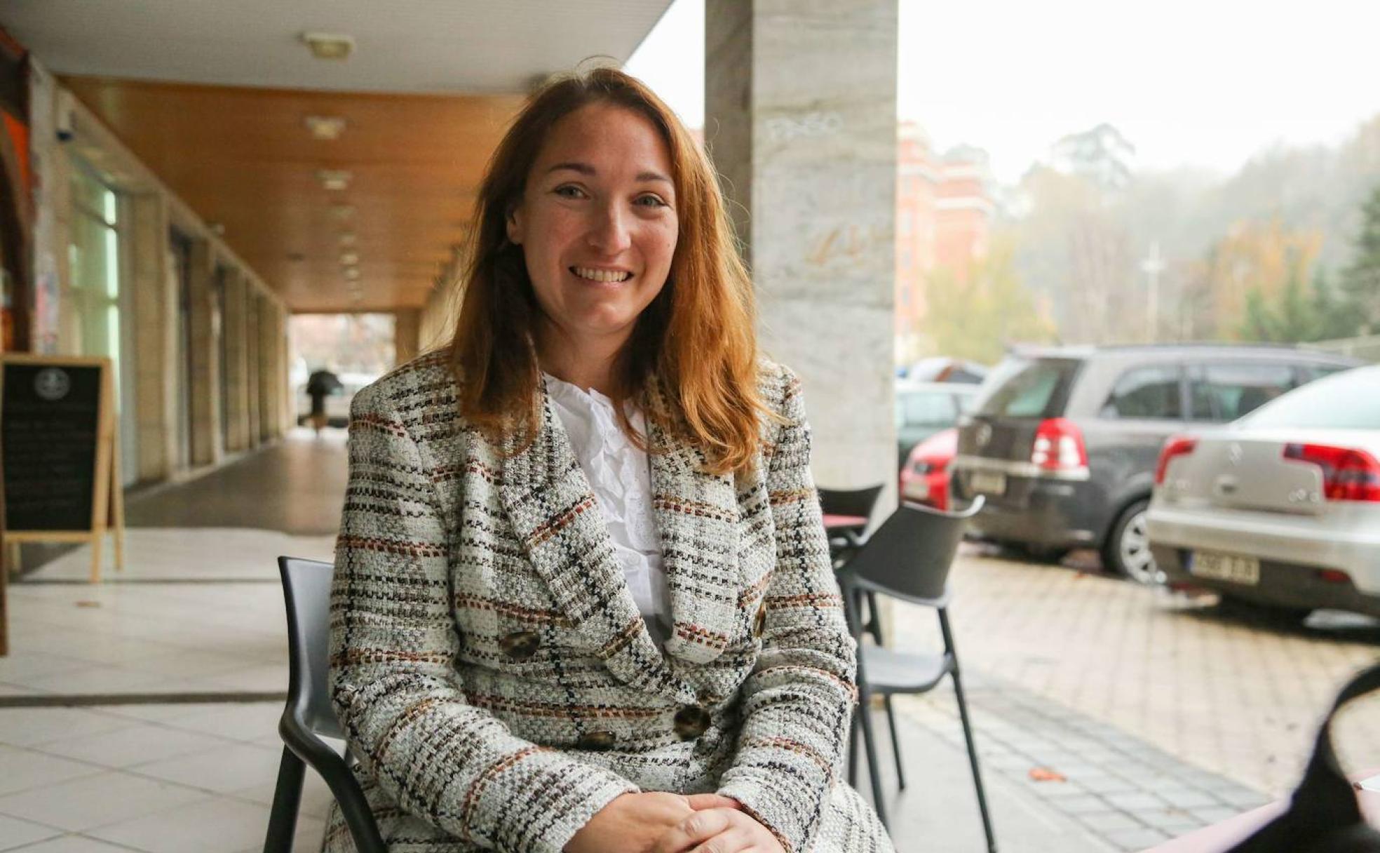 Muriel Larrea, presidenta del PP de Gipuzkoa.