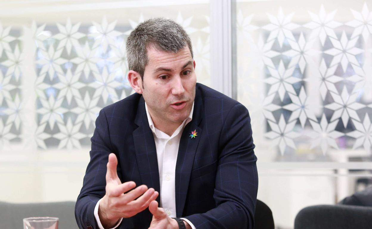 Arkaitz Rodriguez, secretario general de Sortu. 