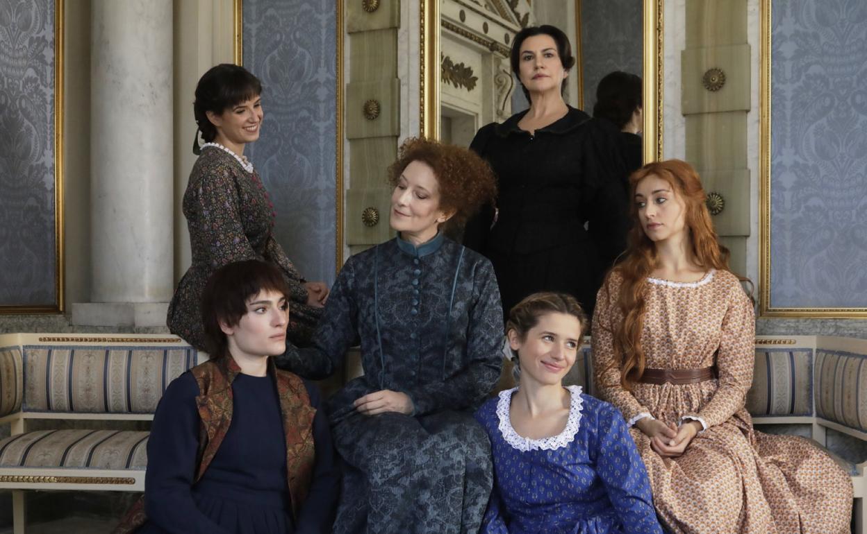 Las actrices de 'Mujercitas'. 