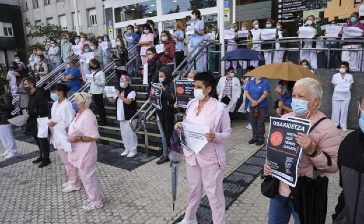 En Osakidetza habrá huelga los días 25 y 28. 