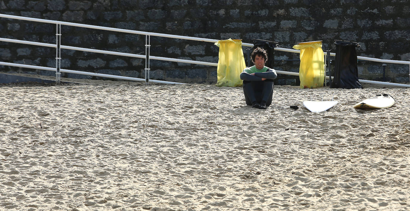 Fotos: Viento sur y temperaturas en ascenso