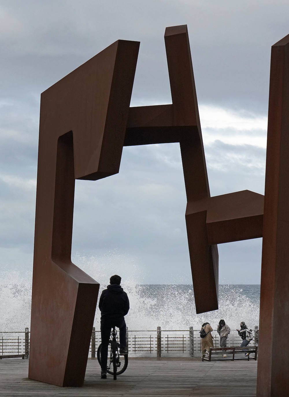 Fotos: Aviso amarillo por olas