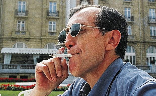 Eloy de la Iglesia, en el Festival de Cine de San Sebastián de 1996. 