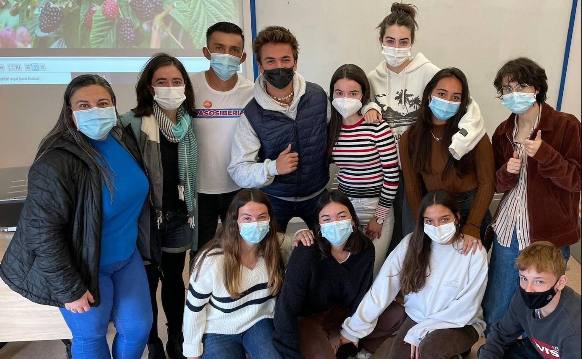 Nazioarteko Batxilergoko klasea.