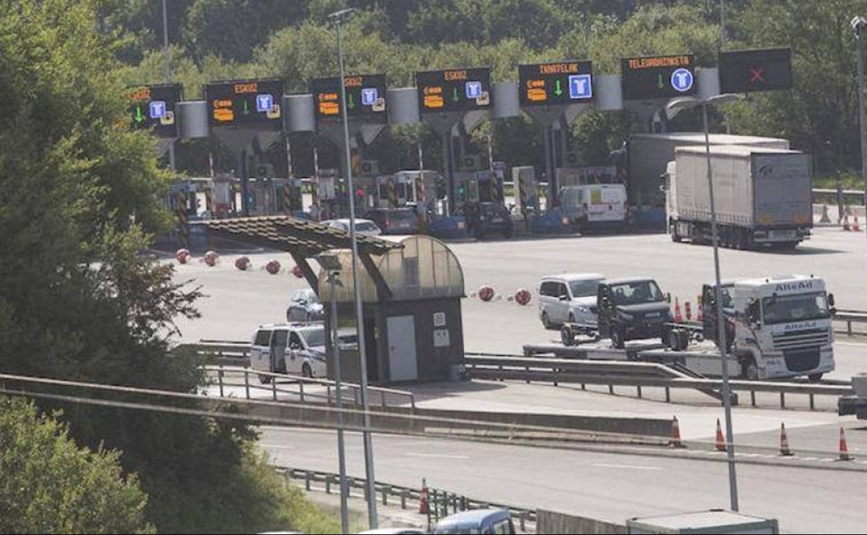 Imagen de archivo del peaje de Biriatou. 