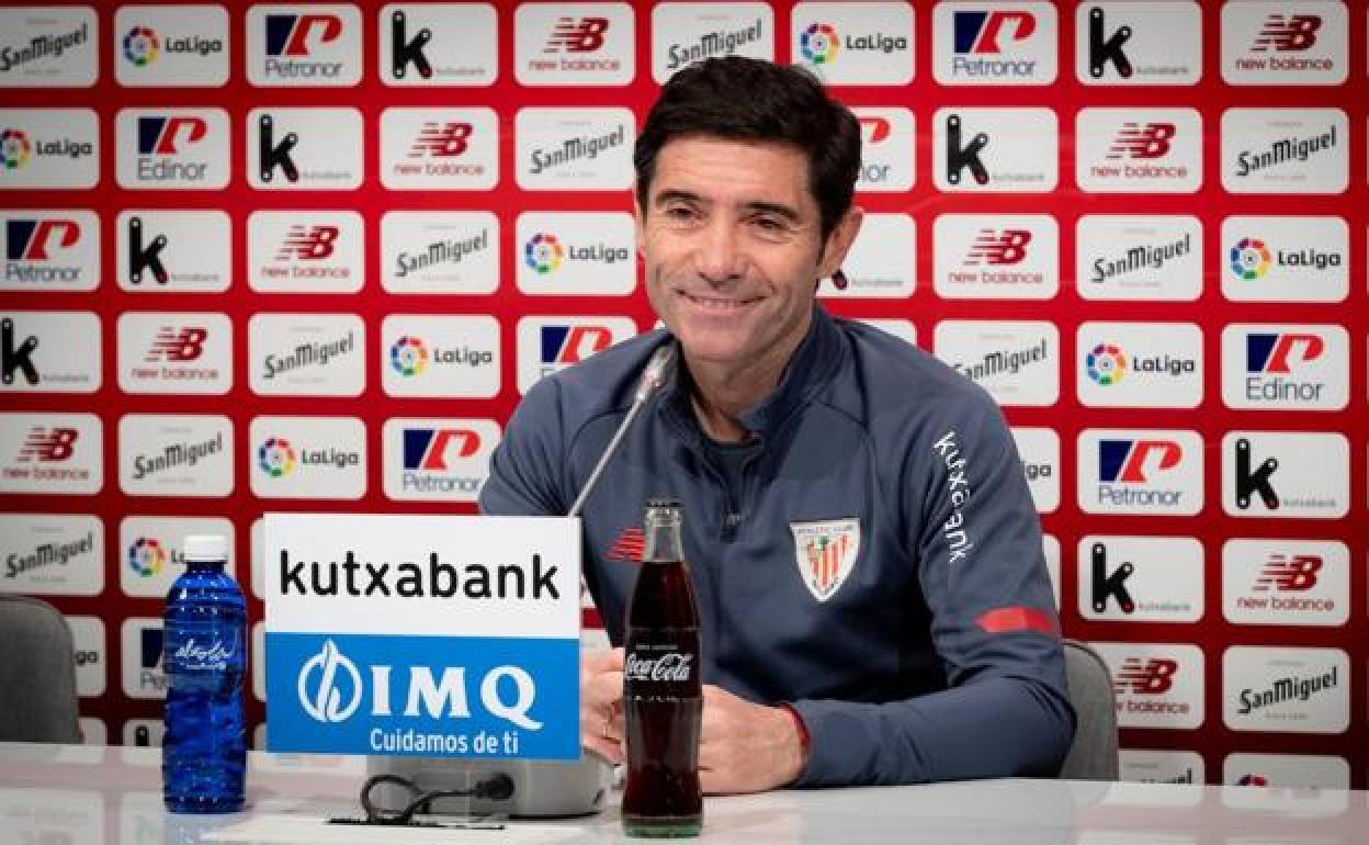 Marcelino García Toral, esta mañana en rueda de prensa.