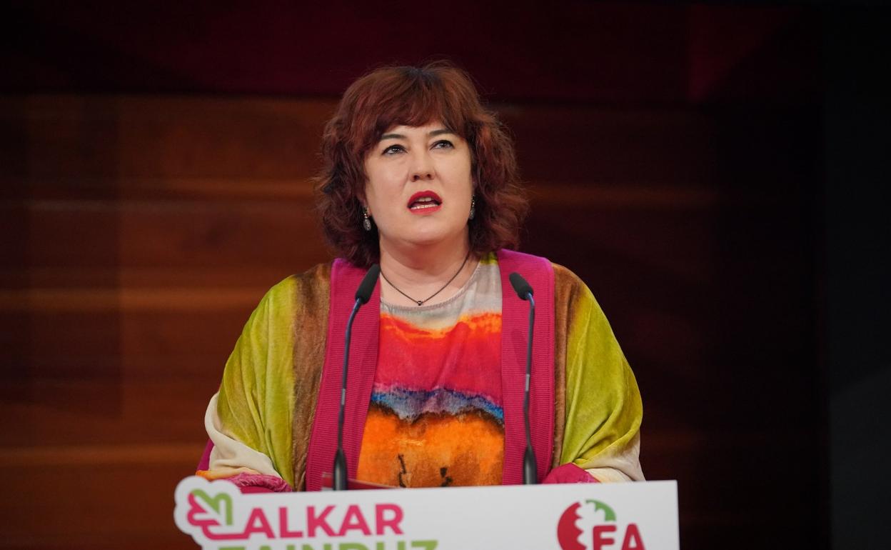 Eba Blanco, en el congreso. 