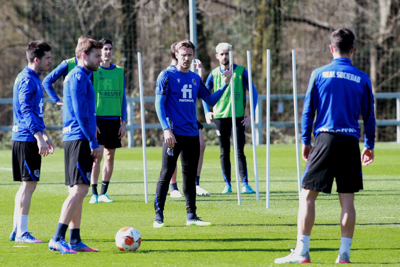Fotos: Las imágenes del entrenamiento de la Real Sociedad en Zubieta