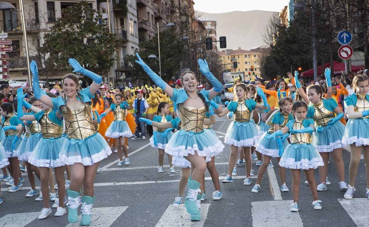 Desfile de carnaval en Irun.