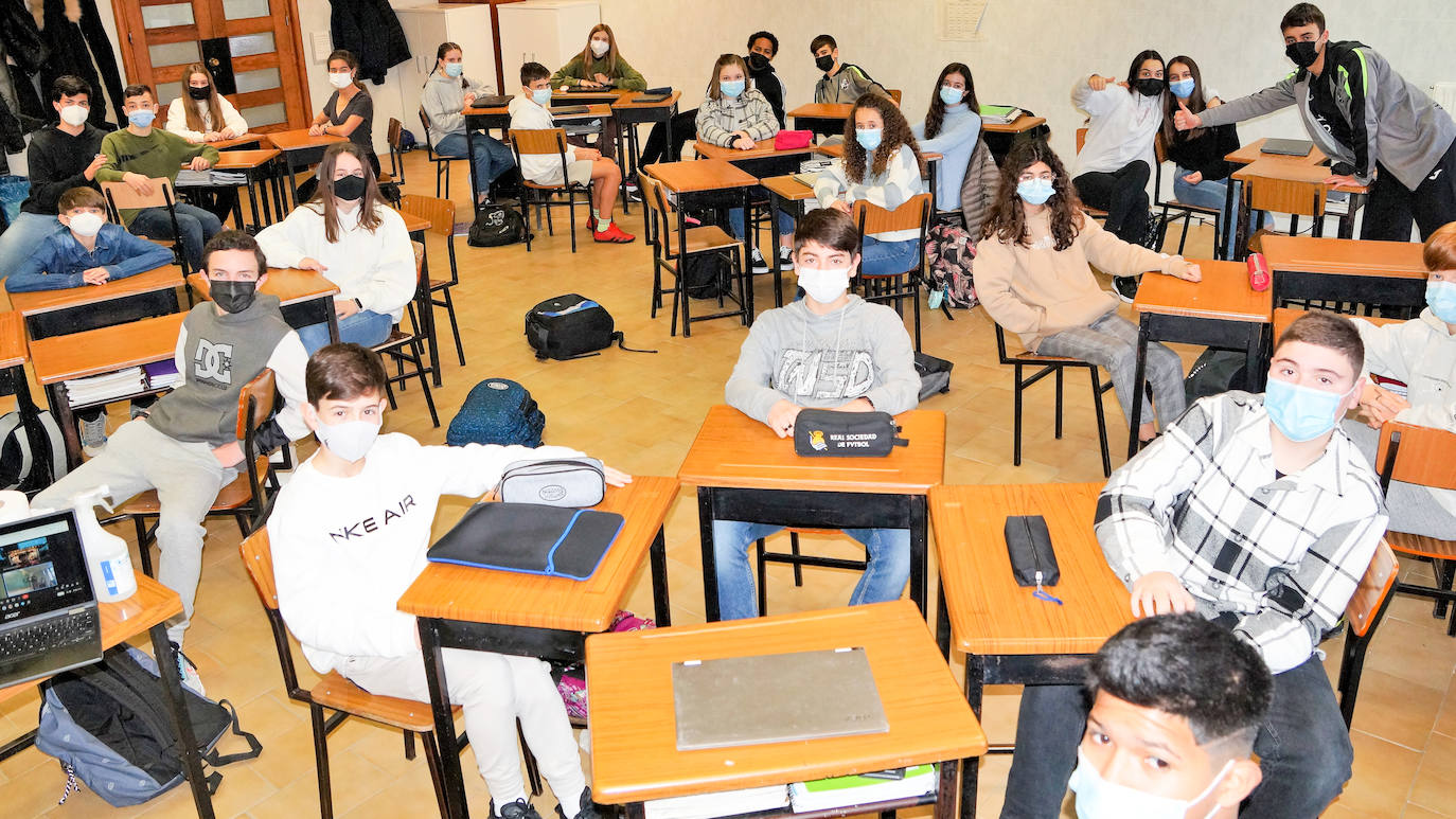 Los alumnos de 2º de la ESO.