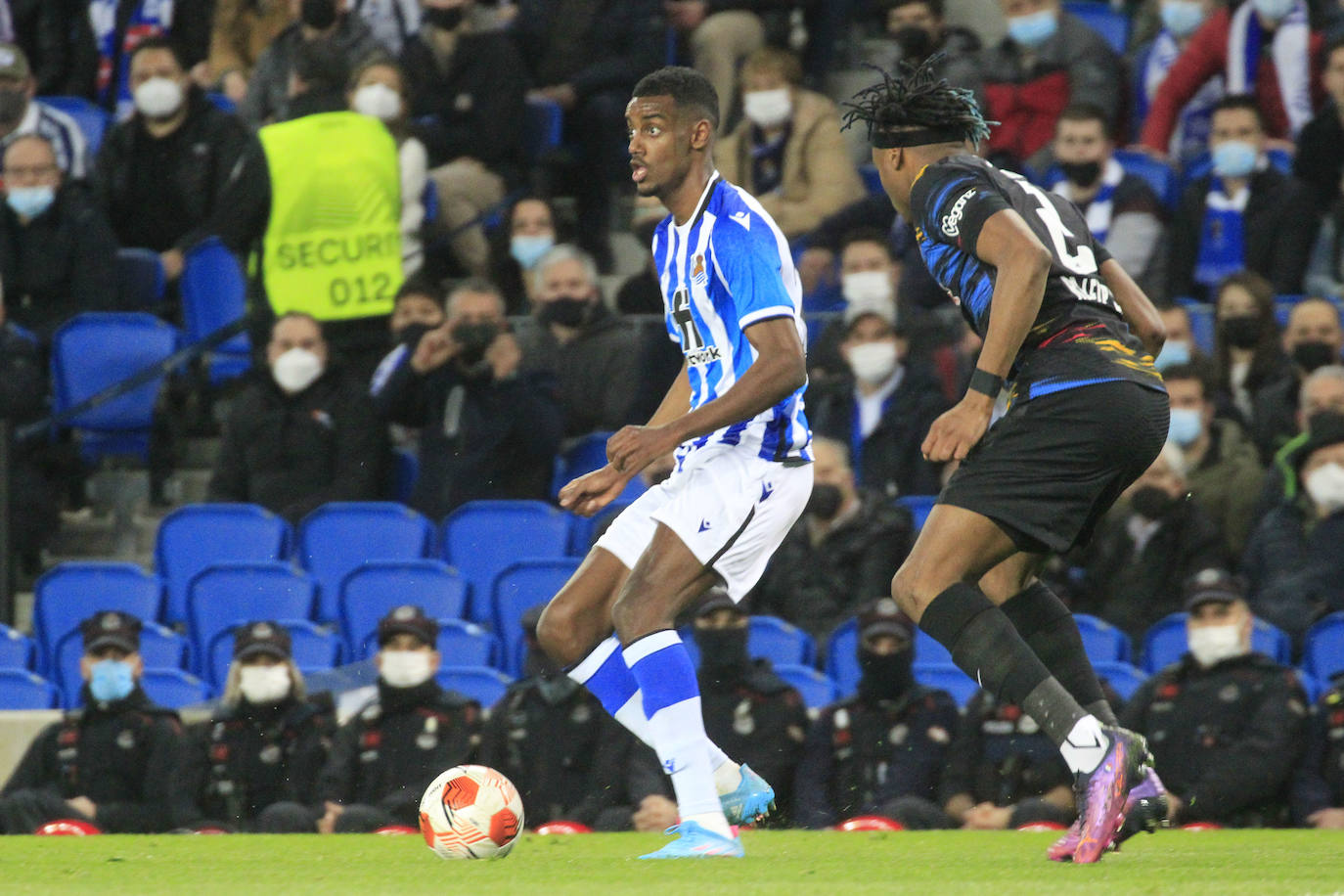 Fotos: Las imágenes del partido entre la Real Sociedad y el RB Leipzig