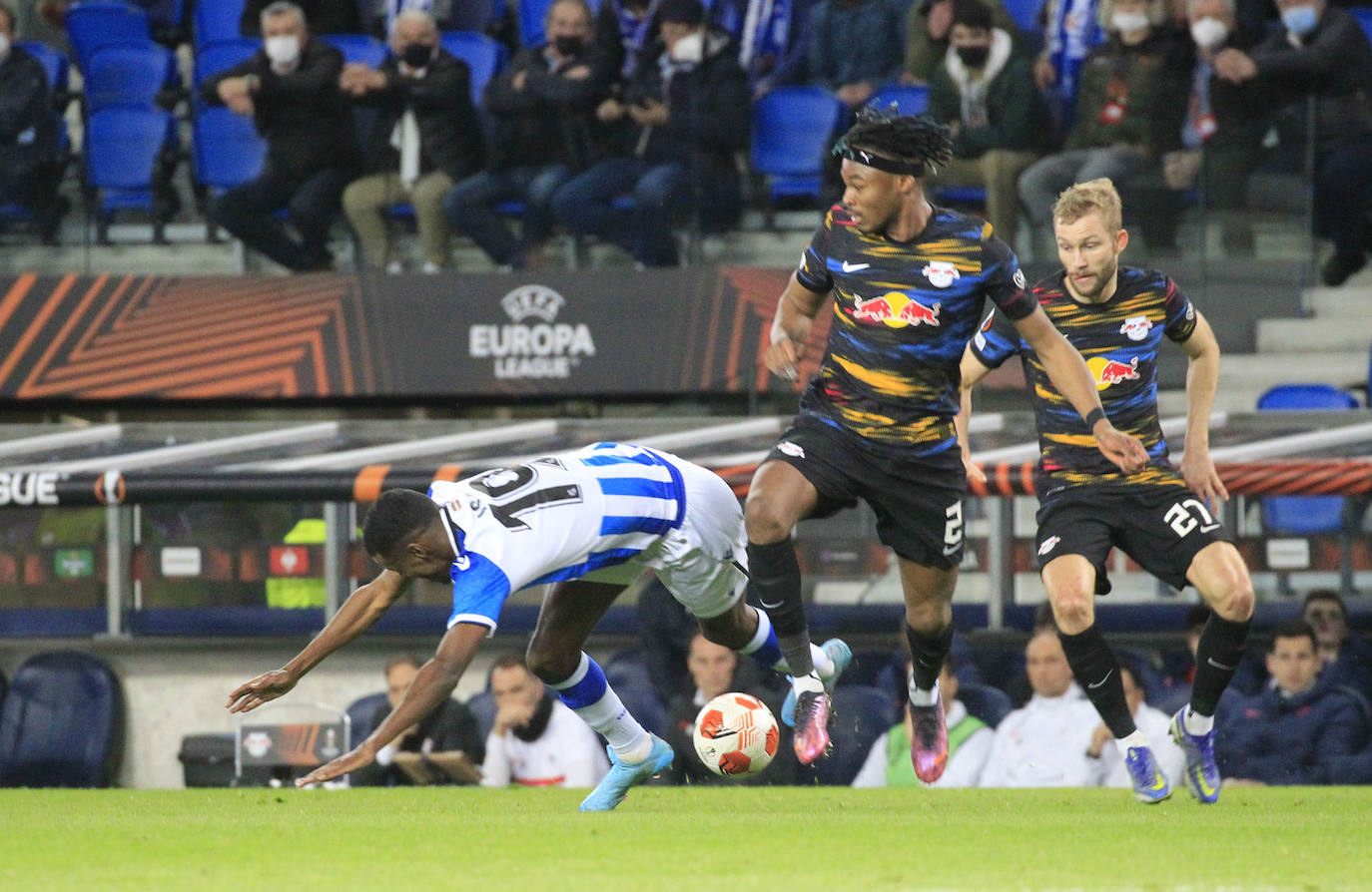 Fotos: Las imágenes del partido entre la Real Sociedad y el RB Leipzig