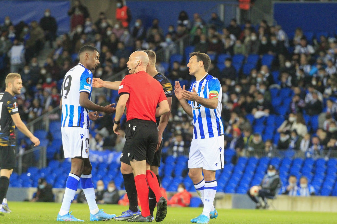 Fotos: Las imágenes del partido entre la Real Sociedad y el RB Leipzig