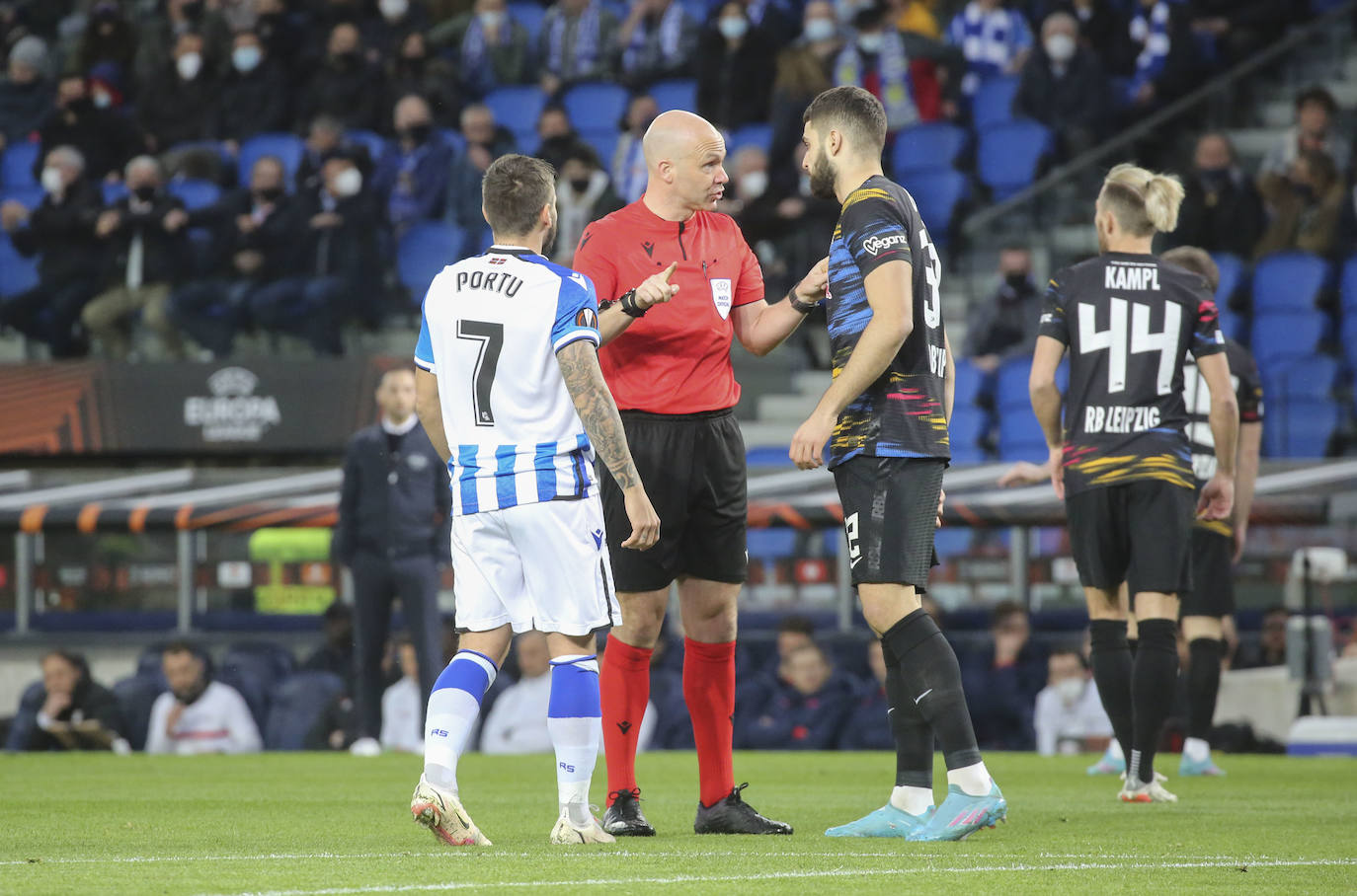 Fotos: Las imágenes del partido entre la Real Sociedad y el RB Leipzig