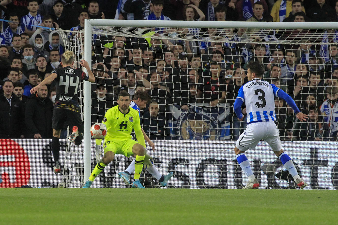 Fotos: Las imágenes del partido entre la Real Sociedad y el RB Leipzig