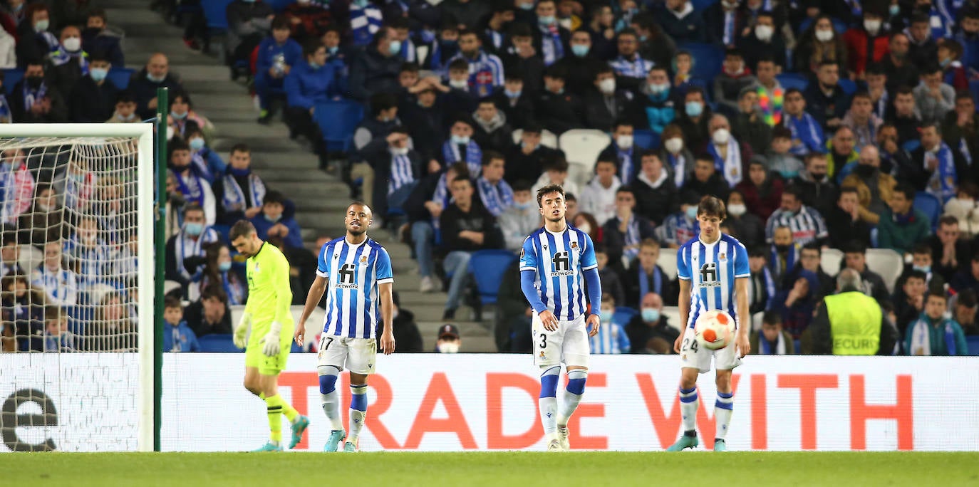 Fotos: Las imágenes del partido entre la Real Sociedad y el RB Leipzig