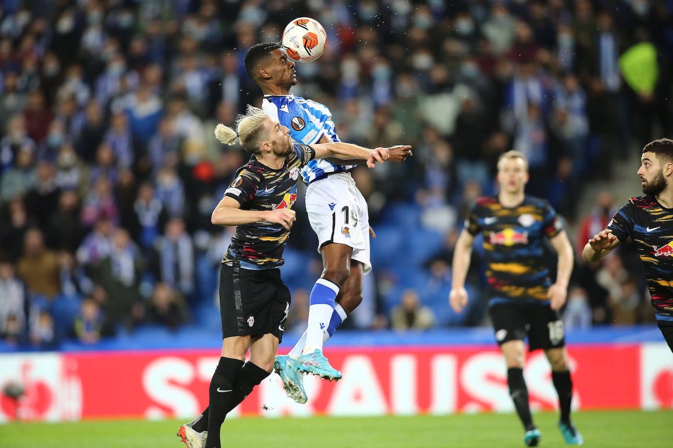 Fotos: Las imágenes del partido entre la Real Sociedad y el RB Leipzig