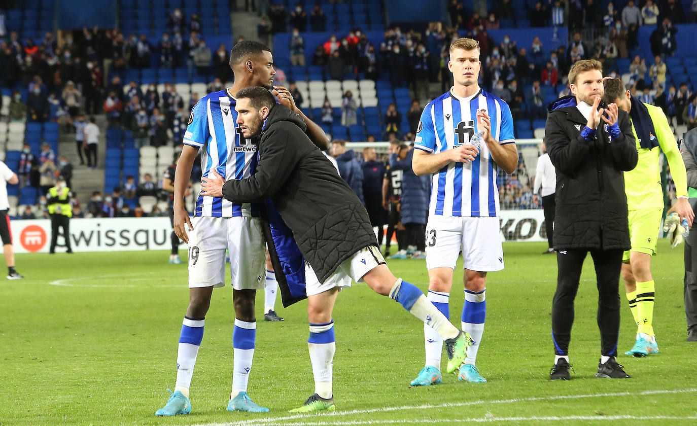 Fotos: Las imágenes del partido entre la Real Sociedad y el RB Leipzig