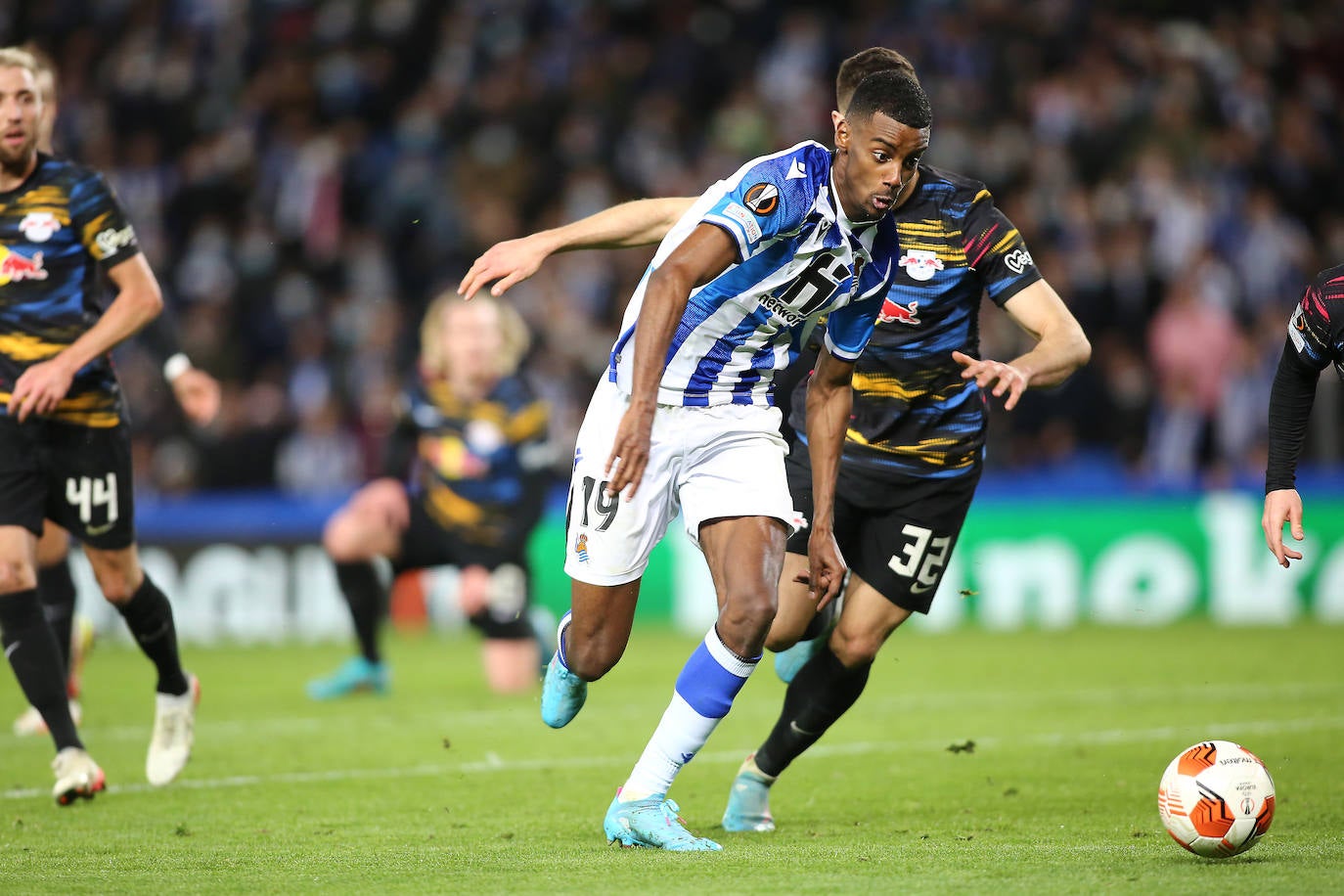 Fotos: Las imágenes del partido entre la Real Sociedad y el RB Leipzig