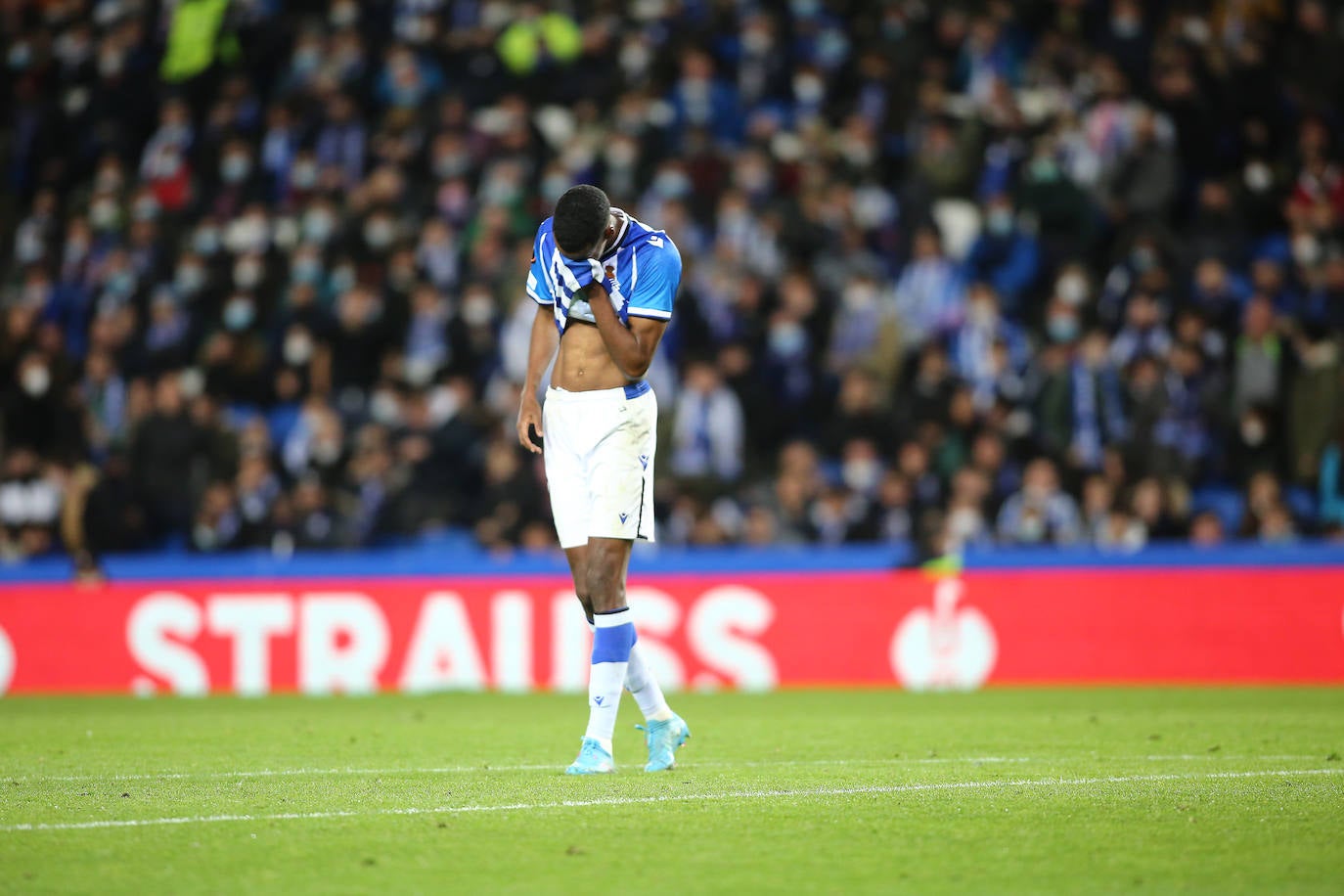 Fotos: Las imágenes del partido entre la Real Sociedad y el RB Leipzig